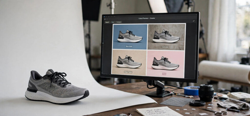Free AI background remover tool cutting out a product photo subject in browser